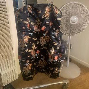 Like new Asian print mini dress